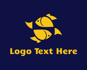 Restaurant - Yellow Fish Pond logo design