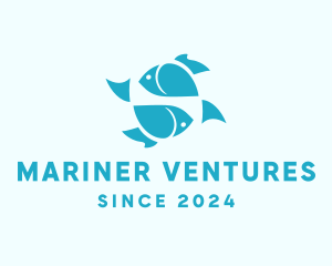 Seafood Marine Fish logo design