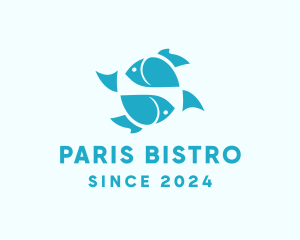 Seafood Marine Fish logo design