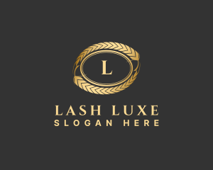 Luxury Golden Wheat  logo design