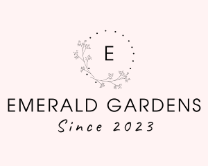 Flower Garden Decoration logo design