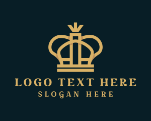 Fashion - Gold Deluxe Jewelry logo design