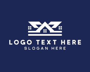 Construction - Builder Construction Roofing logo design