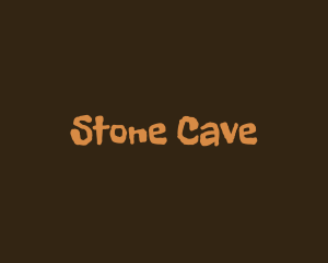 Cave - Brown Stone Age logo design