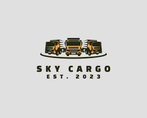 Big Cargo Truck Courier logo design