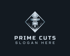 Industrial Laser Cutting logo design