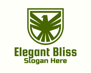 Green Eagle Crest Logo