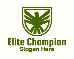 Green Eagle Crest Logo