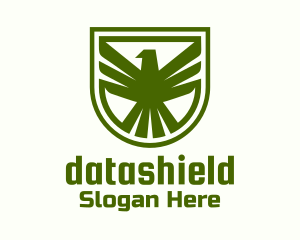 Green Eagle Crest Logo