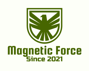 Green Eagle Crest logo design