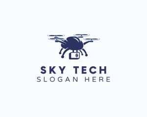 Drone - Aerial Drone Camera logo design