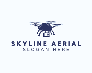 Aerial - Aerial Drone Camera logo design