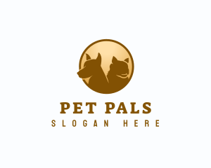 Dog Cat Pet logo design