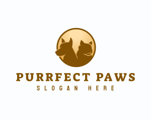 Dog Cat Pet logo design