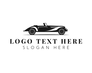 Driver - Retro Car Automotive logo design