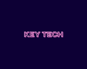 Glitch Tech Business logo design