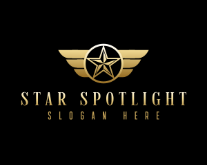 Star Wings Aviation logo design