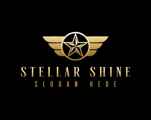 Star Wings Aviation logo design