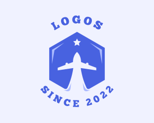 Violet - Air Travel Plane Booking logo design