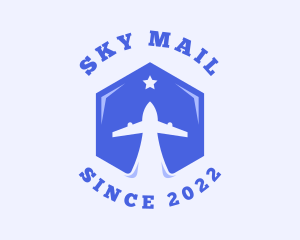 Air Travel Plane Booking logo design