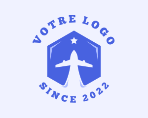 Tour Guide - Air Travel Plane Booking logo design