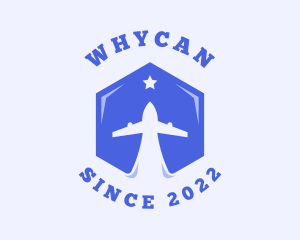 Travel Blogger - Air Travel Plane Booking logo design
