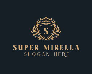 Wedding - Monarchy Crown Shield logo design