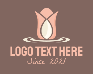Liquid - Rose Scented Oil logo design