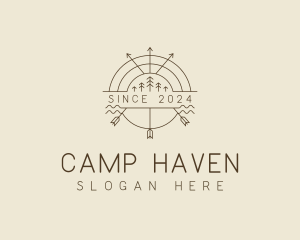 Arrow Tree Camp logo design