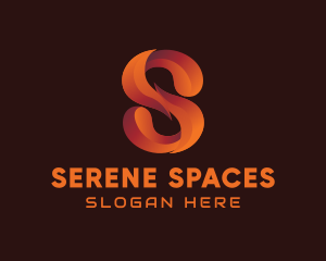 Modern Gradient Letter S logo design