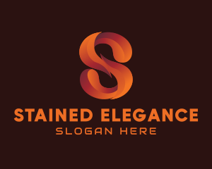 Modern Gradient Letter S logo design