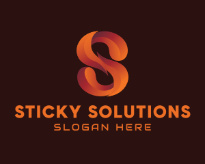 Modern Gradient Letter S logo design