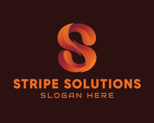 Modern Gradient Letter S logo design