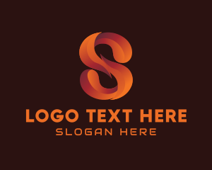 Letter Hj - Modern Gradient Letter S logo design