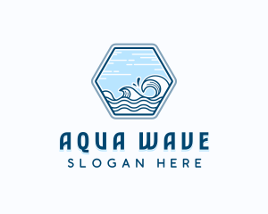 Sea Waves Surf logo design