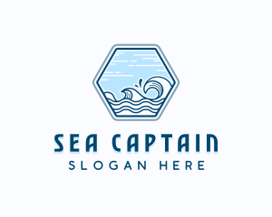 Sea Waves Surf logo design