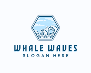 Sea Waves Surf logo design