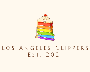 Chef - Colorful Rainbow Cake logo design