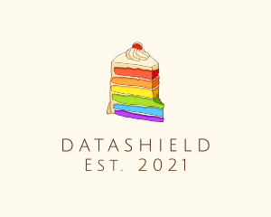 Colorful - Colorful Rainbow Cake logo design