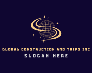 Galaxy Planet Orbit Logo