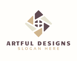 Tiling Interior Design logo design