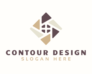 Tiling Interior Design logo design