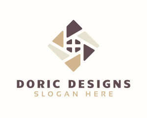 Tiling Interior Design logo design