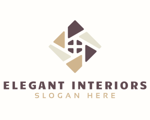 Tiling Interior Design logo design