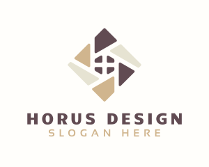 Tiling Interior Design logo design