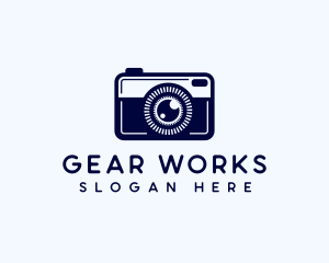 Camera Imaging Lens logo design