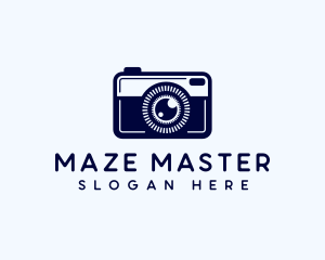 Camera Imaging Lens logo design