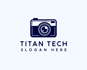 Camera Imaging Lens logo design