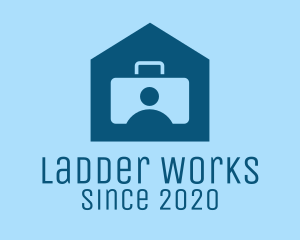 Briefcase Home Business Work logo design