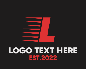 Expressway - Road Logistics Letter logo design